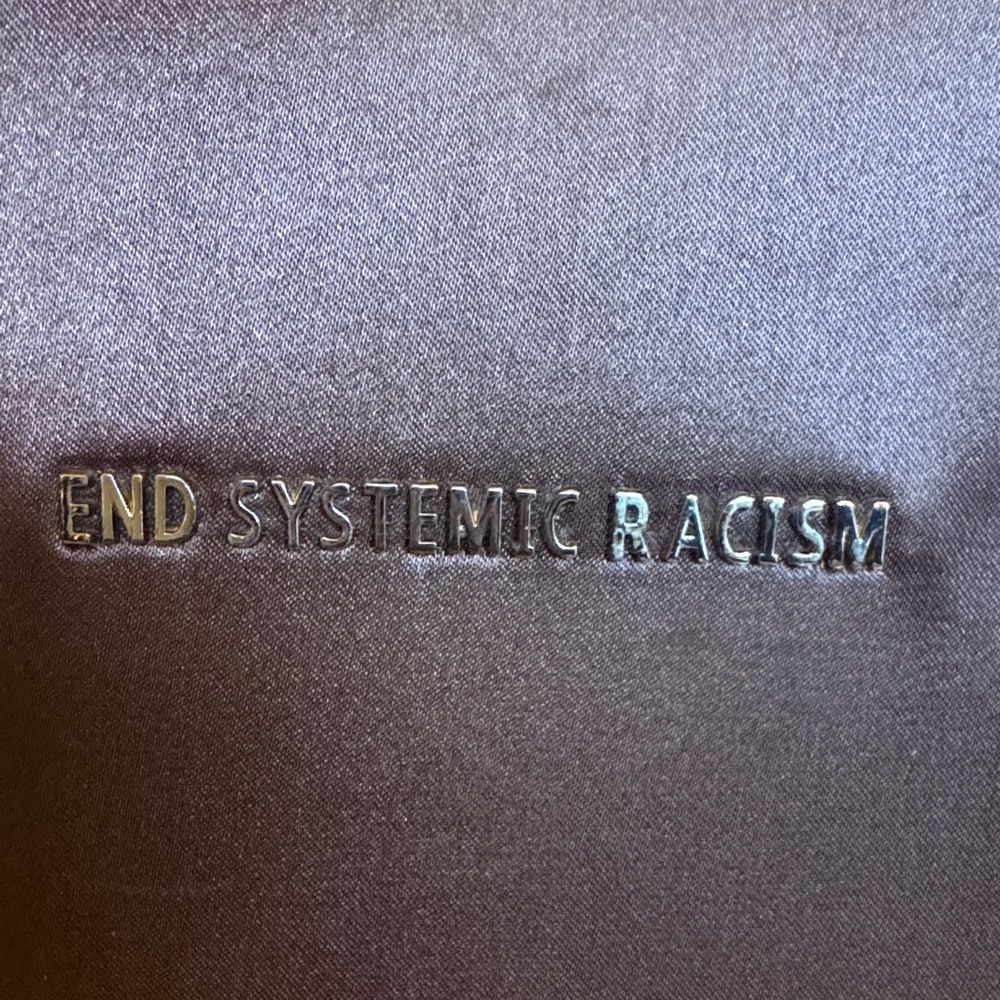 🤑Brandon Blackwood End Systemic Racism Tote w Crossbody Strap - Picture 2 of 6